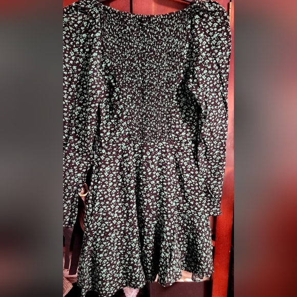 Zara Floral Print Mini Dress Size Small - Picture 7 of 13